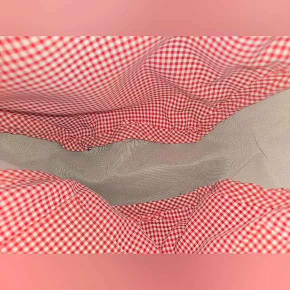 Atenti Red and Black Purse, Zippered Closure Tote Bag, Excellent Condition - Picture 8 of 13